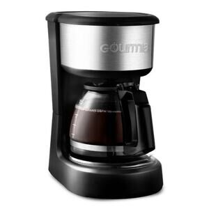 Gourmia 5 Cup One-Touch Switch Coffee Maker with Auto Keep Warm Black.(New)